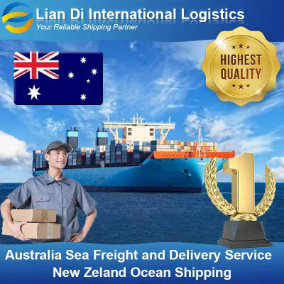 Trasporto marittimo, container marittimi e servizio di consegna dalla Cina all'Australia
